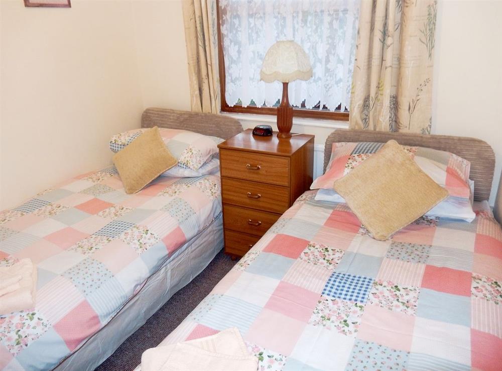 Twin bedroom at Willow Cottage  in Cardigan, Dyfed