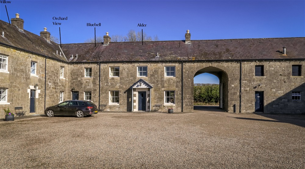 The cottages at Willow Cottage in County Fermanagh,