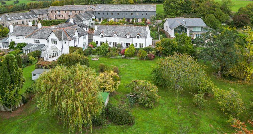 Dittisham Court and communal grounds at Willow Cottage in Dittisham