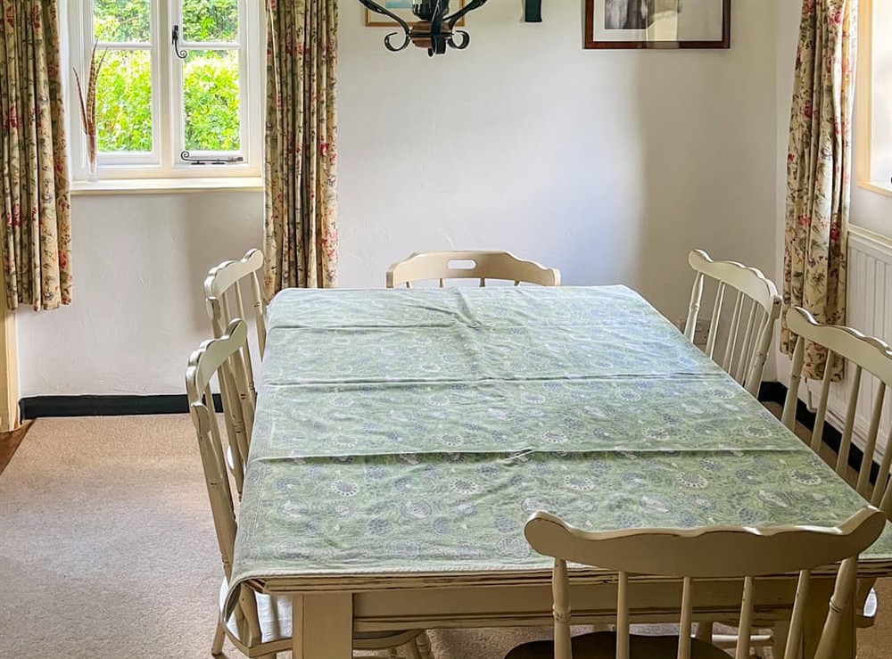 Dining Area at Willow Cottage in Framlingham, Suffolk