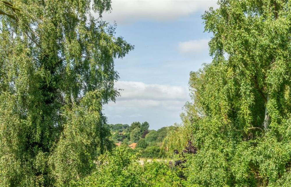 Surrounded by trees and countryside at Willow Cottage, North Creake near Fakenham