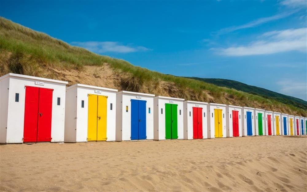 Woolacombe Beach Huts at Willow Cottage in Northlew