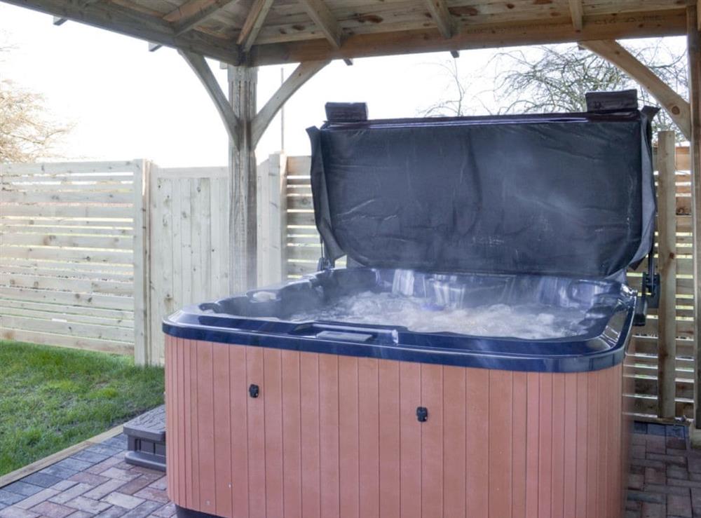 Your private hot tub at Willow Cottage in Skegness, Lincolnshire