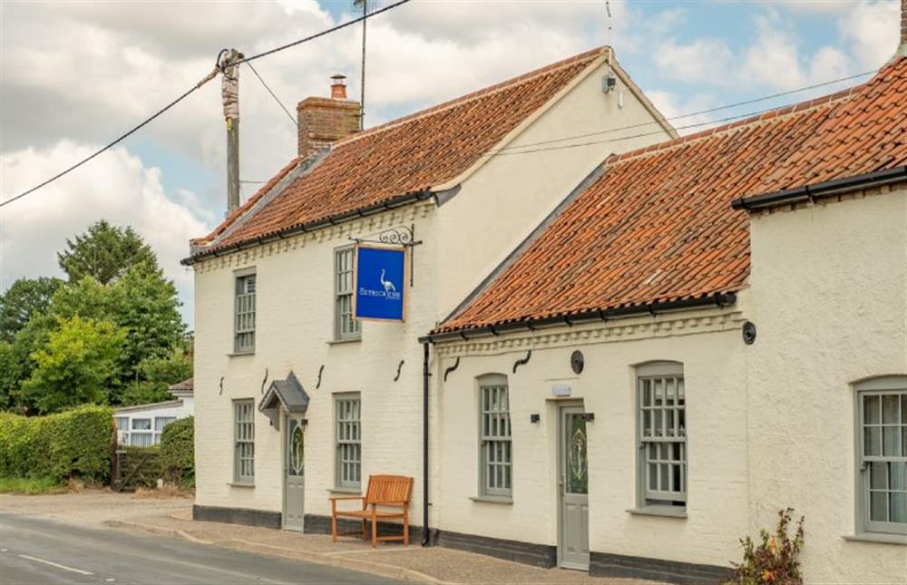 The village pub, The Ostrich at Willow Cottage, South Creake near Fakenham