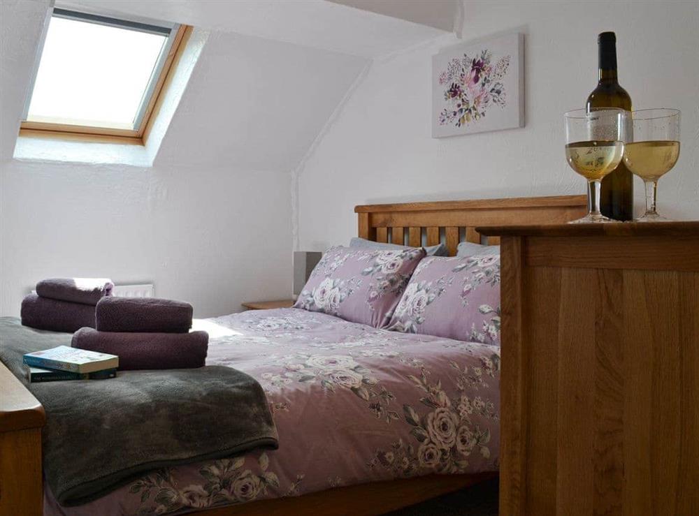Double bedroom at Willow Cottage in Woolfardisworthy, near Bideford, Devon