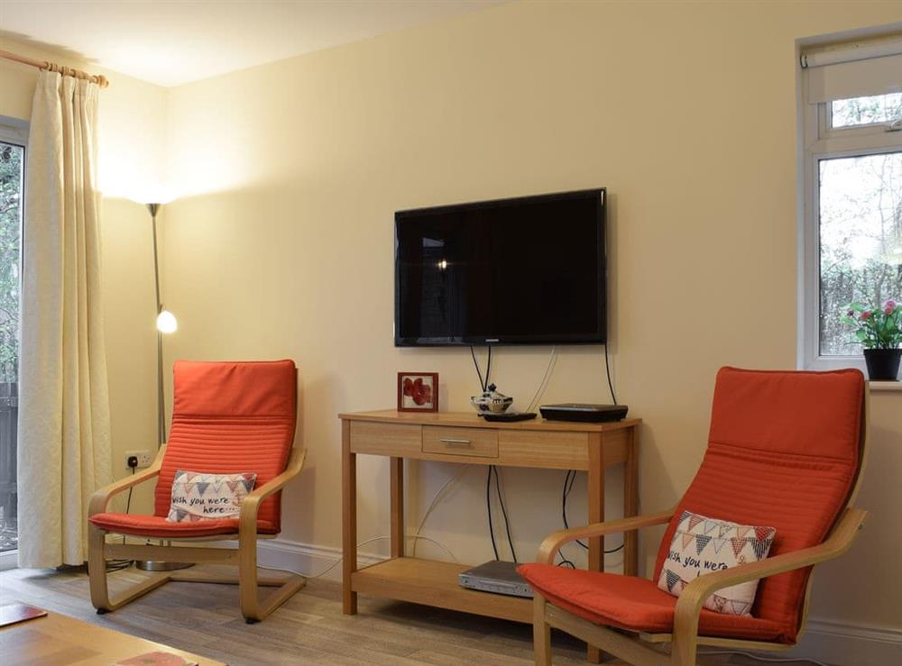 Comfortable living room with TV at Willow Cottage  in Wootton Bridge, Isle of Wight