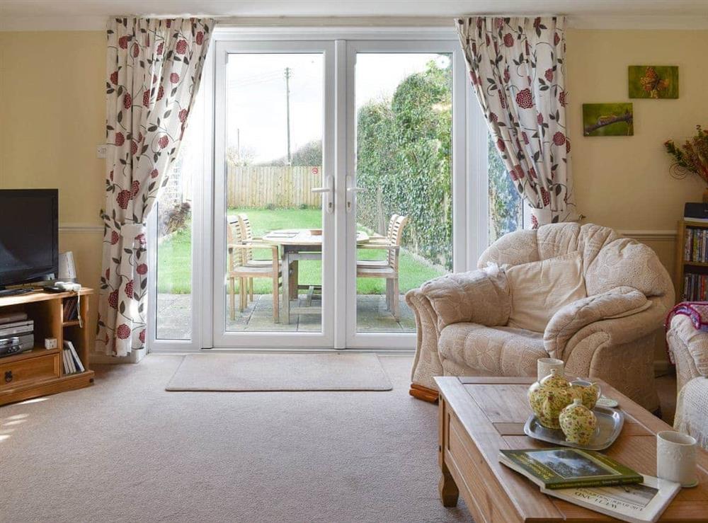 Living area at Willow Farm Cottage in Wincanton, Somerset