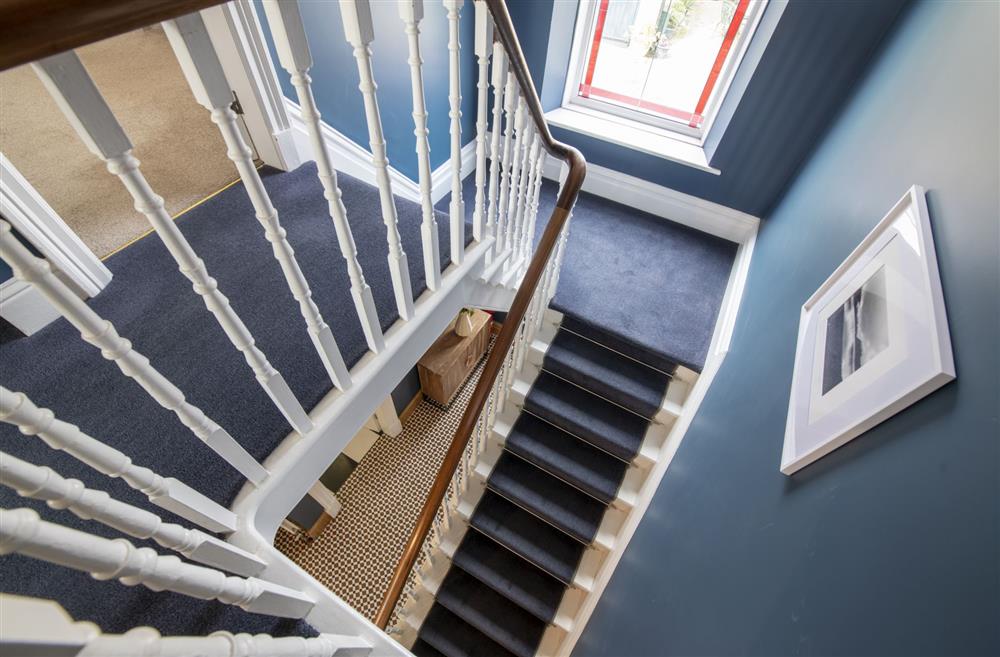 Stairs leading to the first floor at Willow Garth, Leyburn
