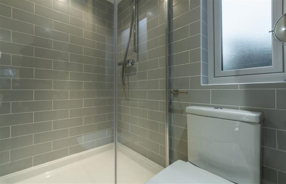 Ground floor: A large walk-in shower in the master en-suite