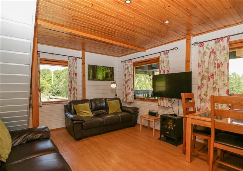 Relax in the living area at Willow Lodge, Milton on Stour near Gillingham
