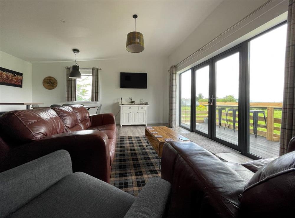 Living area at Willow Lodge in Muir of Ord, Ross-Shire