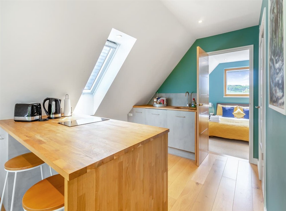 Kitchen area at Willow Loft in Bulmer, near Sudbury, Essex