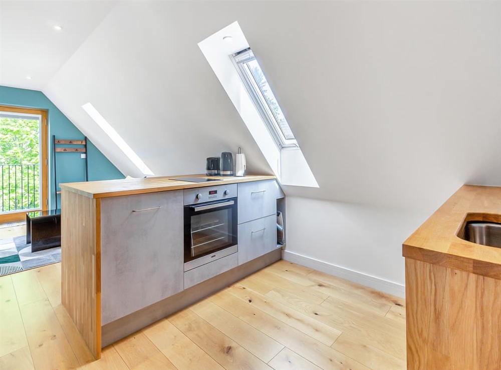Kitchen at Willow Loft in Bulmer, near Sudbury, Essex