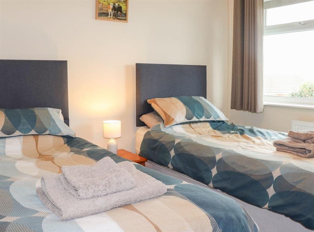 Twin bedroom at Willow-Oak in Seaview, near Ryde, Isle of Wight
