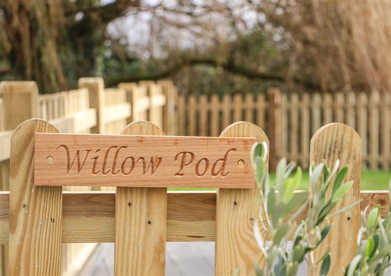 Outside at Willow Pod, Arundel