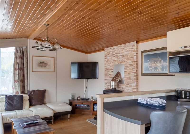 This is the living room at Willow, Swanage