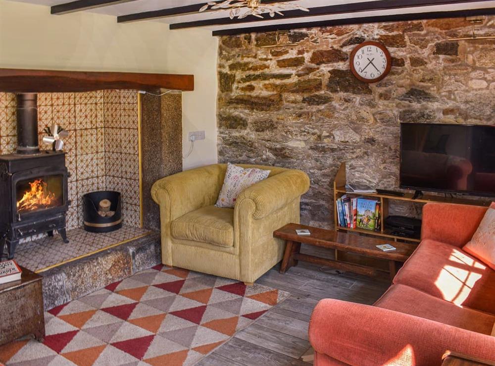 Living area (photo 2) at Willow Tree Cottage in Angarrack, near Hayle, Cornwall
