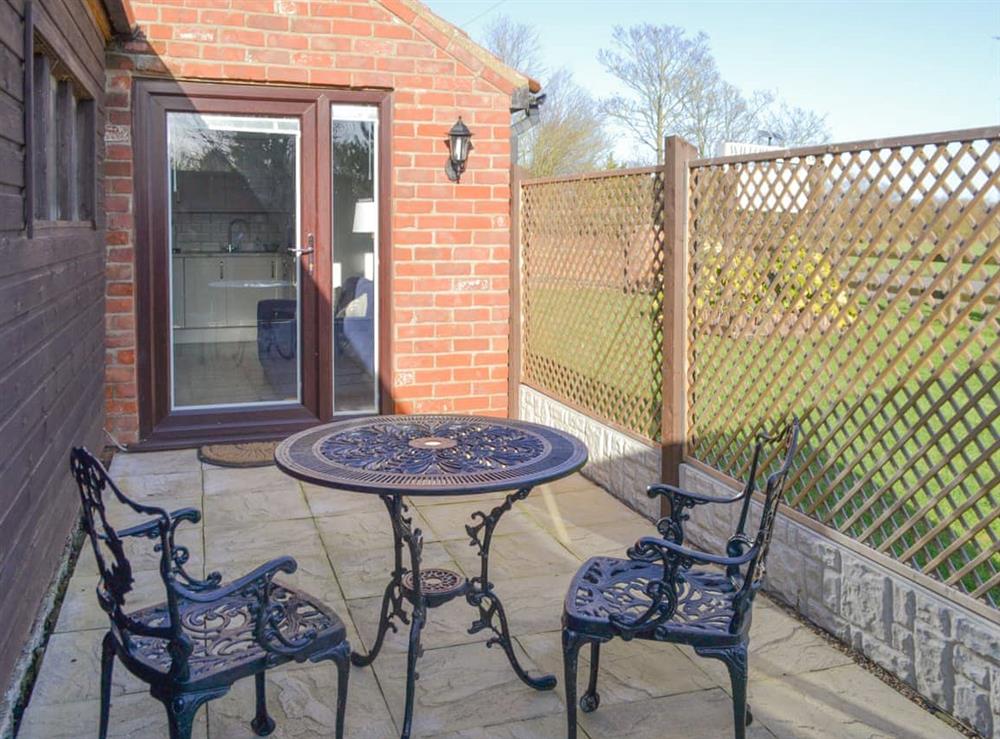 Outdoor area at Willow Tree Farm in Mablethorpe, Lincolnshire