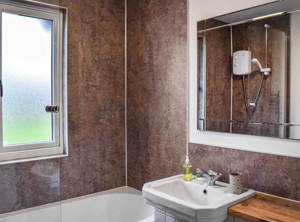Bathroom at Willow Wood Cottage in Audlem, Cheshire