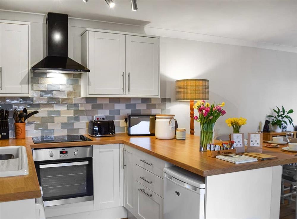Kitchen at Willow Wood Cottage in Audlem, Cheshire