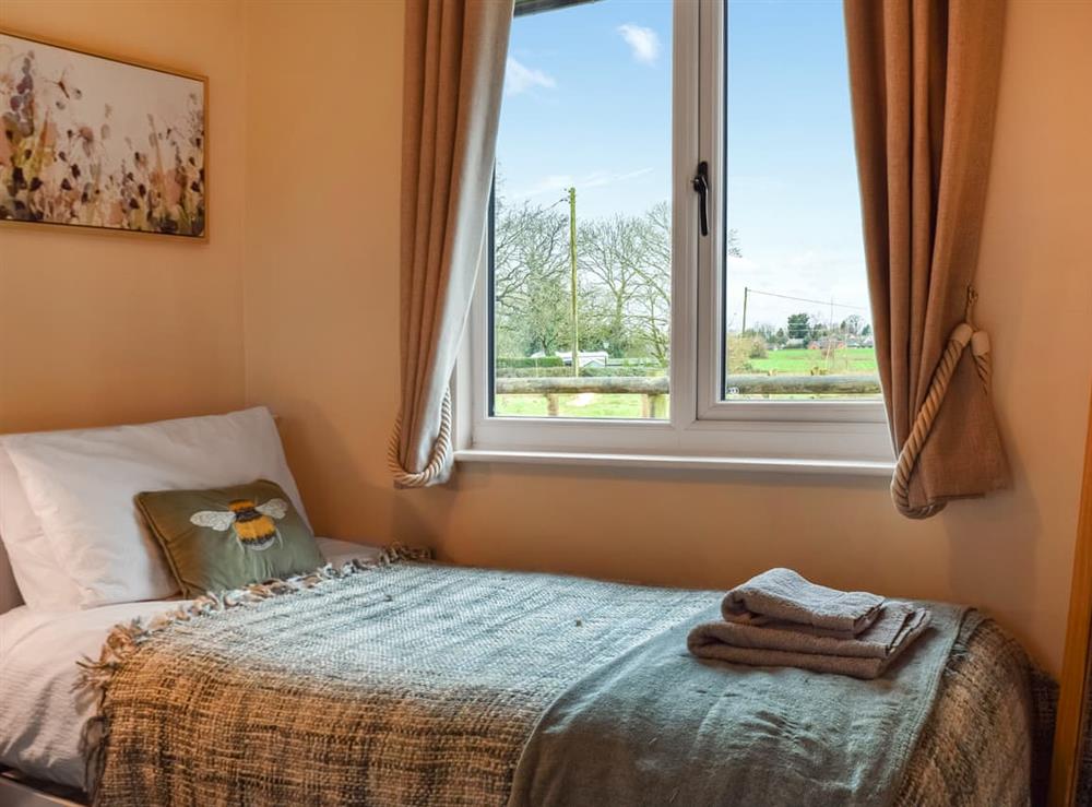 Single bedroom at Willow Wood Cottage in Audlem, Cheshire