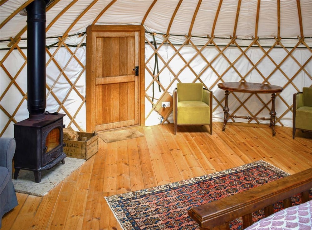 Open plan living space (photo 2) at Willow Yurt in Beaminster, Dorset