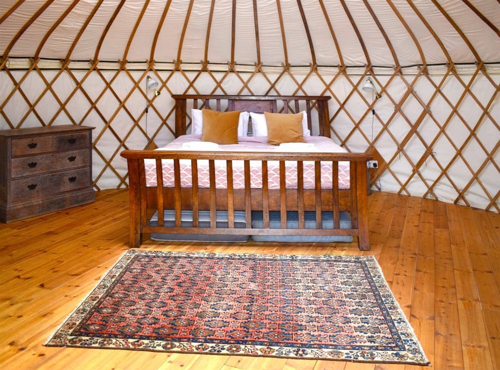 Open plan living space (photo 4) at Willow Yurt in Beaminster, Dorset
