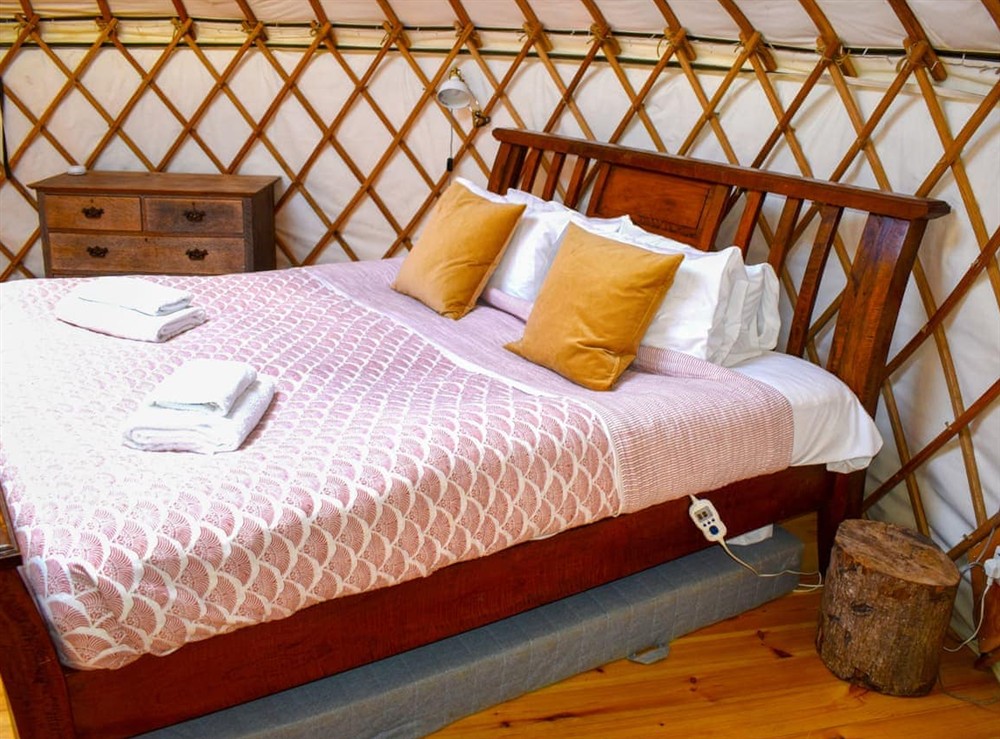 Open plan living space (photo 5) at Willow Yurt in Beaminster, Dorset