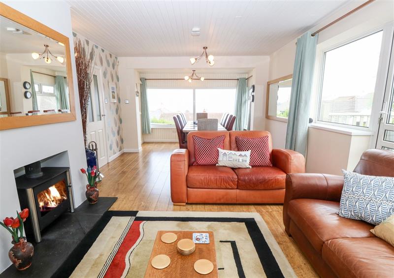 Relax in the living area at Willoway, Benllech