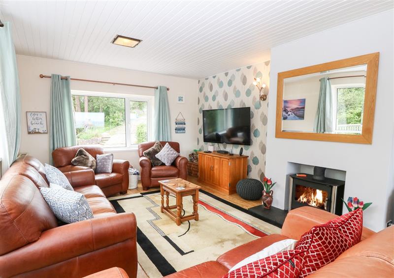 The living area at Willoway, Benllech