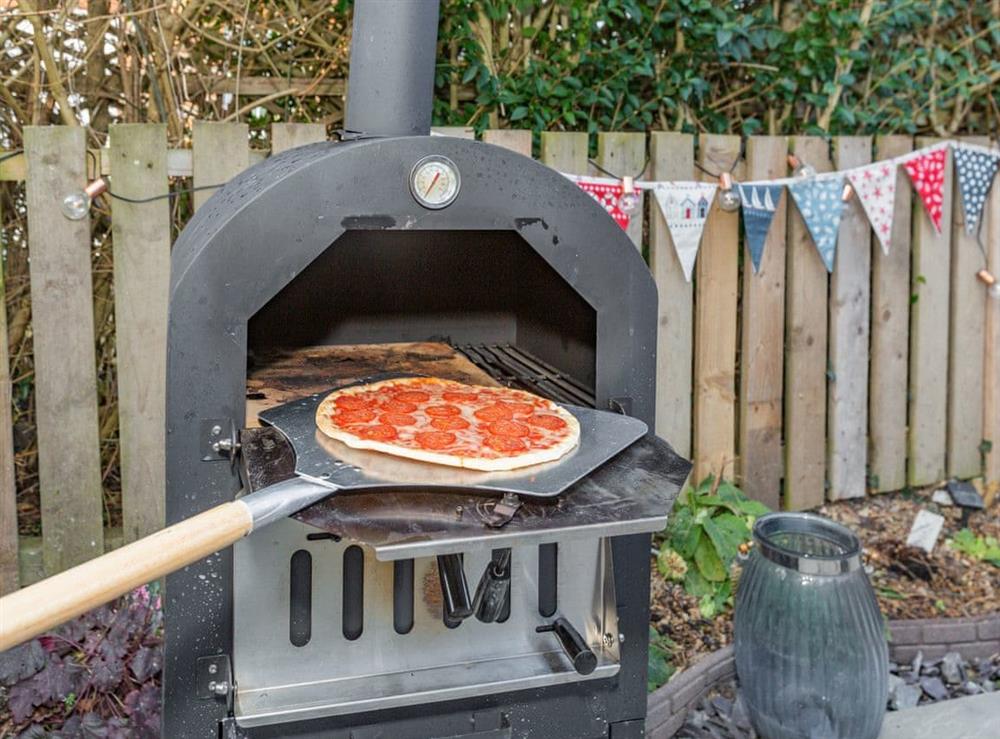 Outdoor Pizza oven at Willowfield Cottage in Thornton-Le-Dale, North Yorkshire