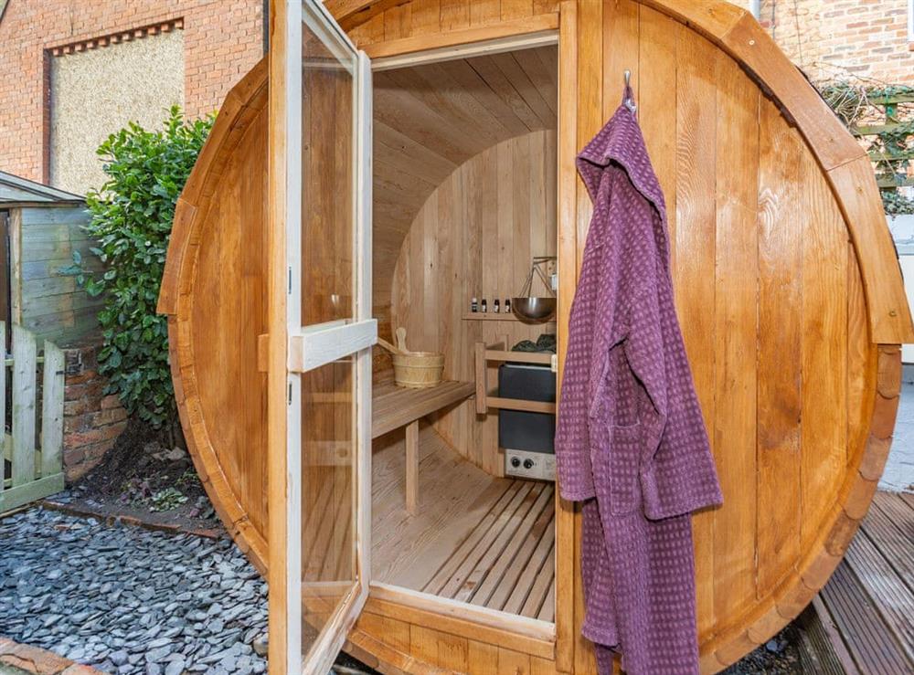 Sauna at Willowfield Cottage in Thornton-Le-Dale, North Yorkshire