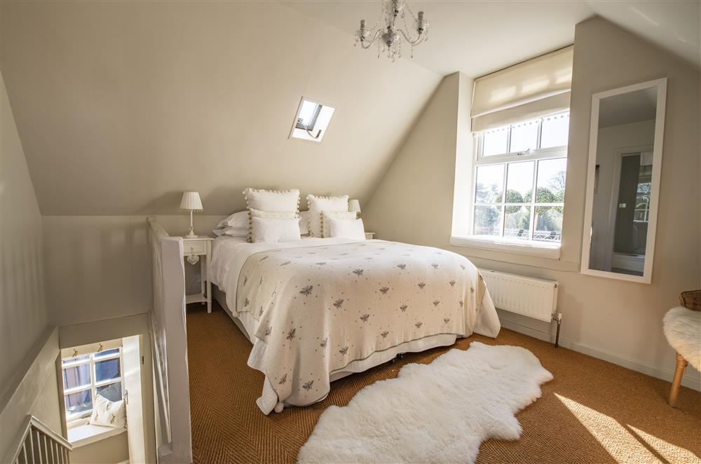 Bedroom six, with a 5’ king-size bed  at Willowgarth House, Northallerton, North Yorkshire