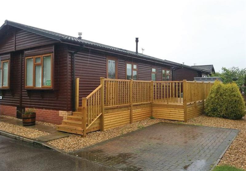 Knotty Lodge at Willowgrove Leisure Park in Preesall, Lancashire
