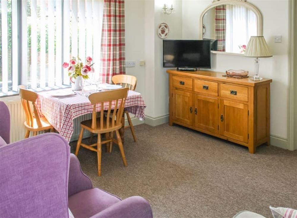 Living room/dining room at Willows Barn in Terrington St Clements, near King’s Lynn, Norfolk