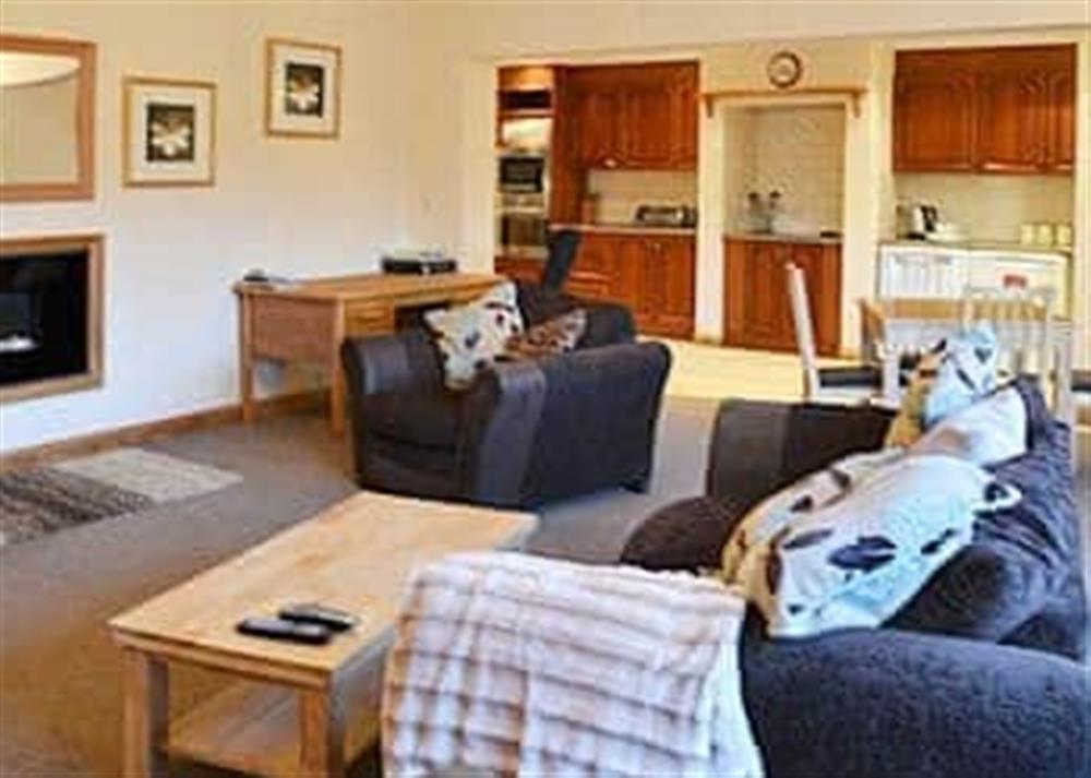 Open plan living/dining room/kitchen at Willows Cottage in Red Row, near Alnwick, Northumberland