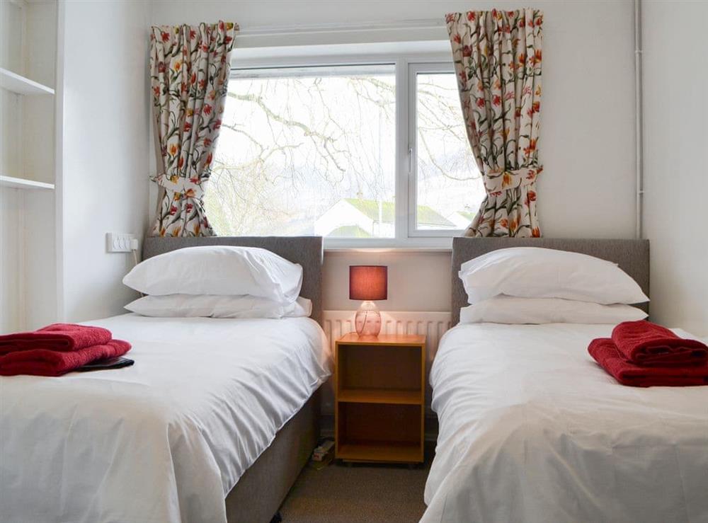 Third bedroom or den containing two single beds, particularly suitable for children at Willowside in Keswick, , Cumbria