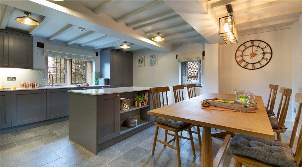 The kitchen and dining room (photo 2) at Wilson Farmhouse in Hope Valley, Derbyshire