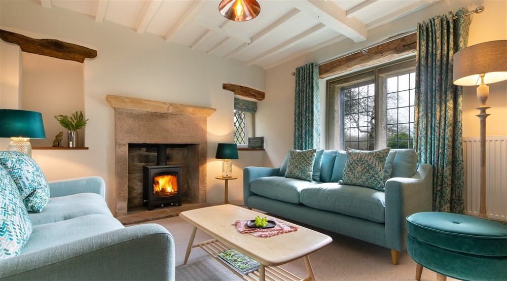 The snug at Wilson Farmhouse in Hope Valley, Derbyshire