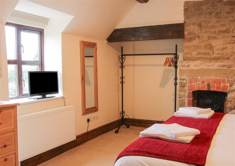 One of the bedrooms at Wilstone Cottage, Cardington near Church Stretton