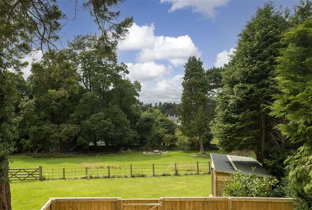 Stunning views from the first floor bedroom at Winacres Cottage, Box, near Stroud