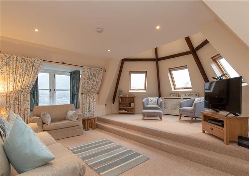 Relax in the living area at Windermere Suite, Ambleside