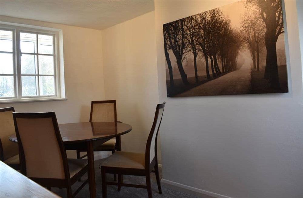 Dining room at Windmill Cottage in Breadsall, near Derby, Derbyshire