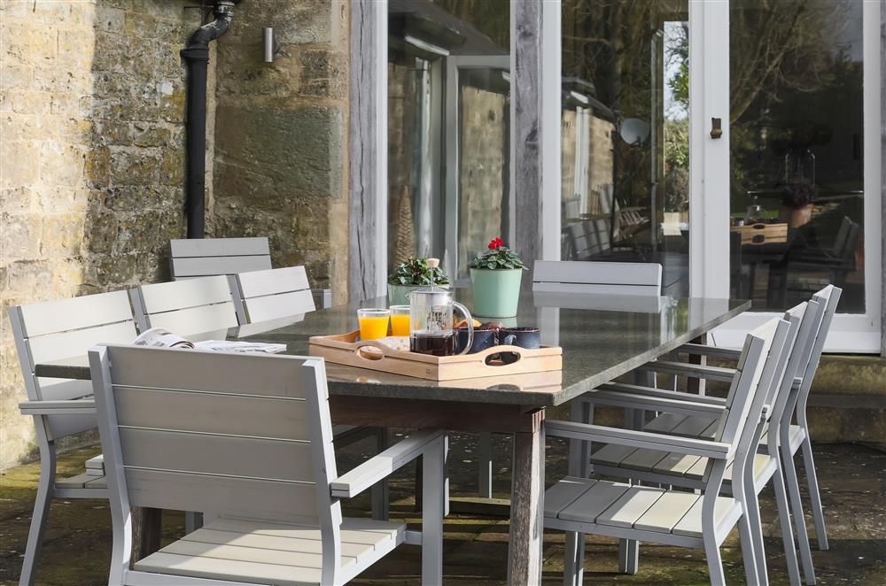 Enjoy alfresco dining