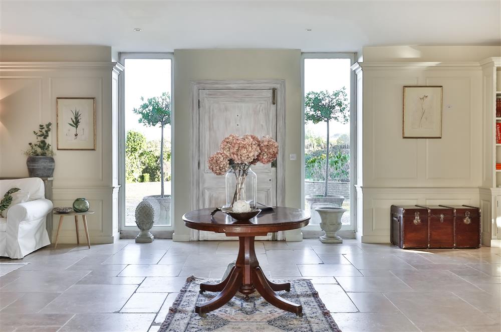 The entrance leading directly into the vast sitting room