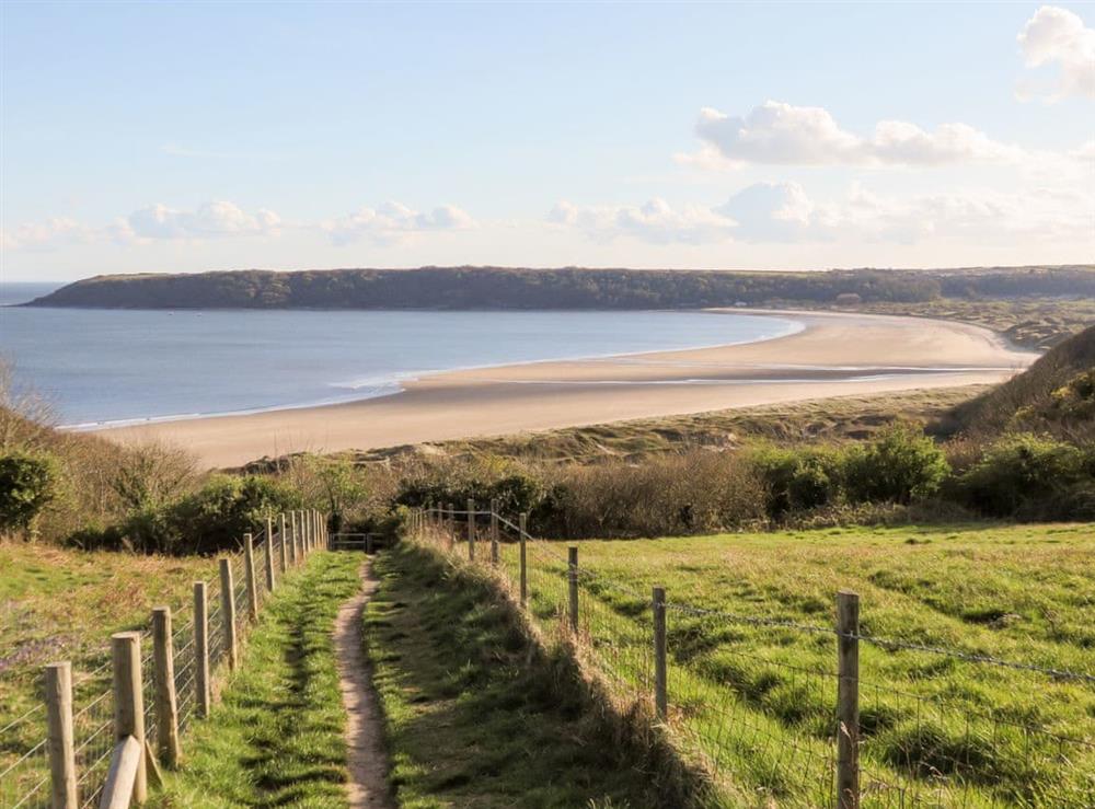 Coast at Windsmoor Cottage on Gower in Perriswood, near Oxwich, Glamorgan, West Glamorgan