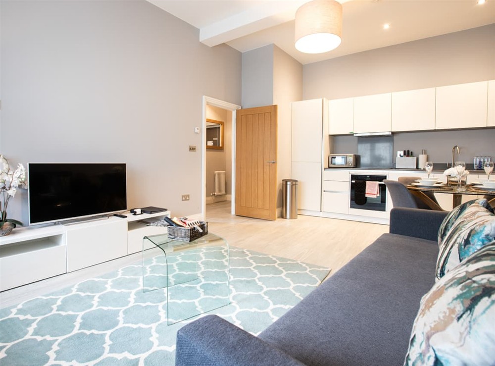 Open plan living space at Windsor Castle Apartment 4 in Windsor, Berkshire