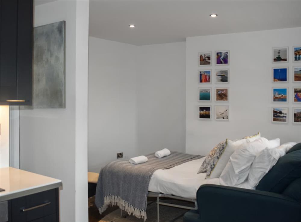 Double bedroom at Windsor Court in Brighton, East Sussex