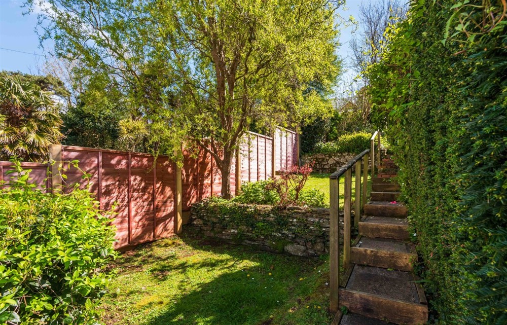 Enjoy the garden at Windward House in Salcombe