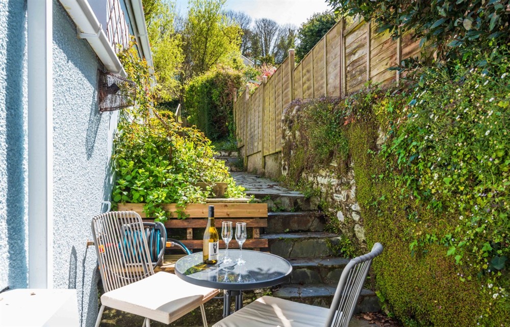 The garden at Windward House in Salcombe